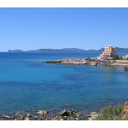 Appartamento In Centro Fronte Spiaggia Del Lido Con Terrazza Vista Mare E Wi-Fi Alghero Exterior photo